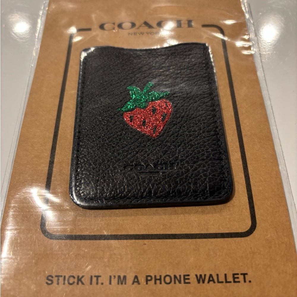 Vintage, New with Tag Coach Cellphone Wallet